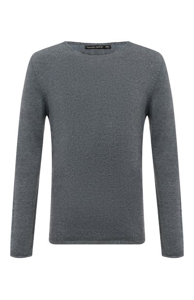 Мужской джемпер из хлопка и кашемира HANNES ROETHER, арт. MEM10PHIS.101.101