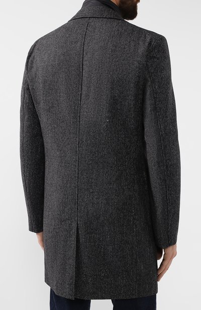 Шерстяное пальто BOSS, арт. 50418650, фото 4