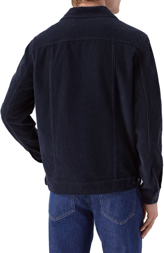 Вельветовая куртка-рубашка Stefano Ricci MFJ5300210/RT15PT Синий  MFJ5300210/RT15PT Фото 4