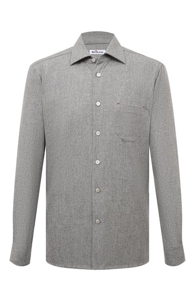 Мужская шерстяная рубашка KITON, арт. UMCNERK0131C06