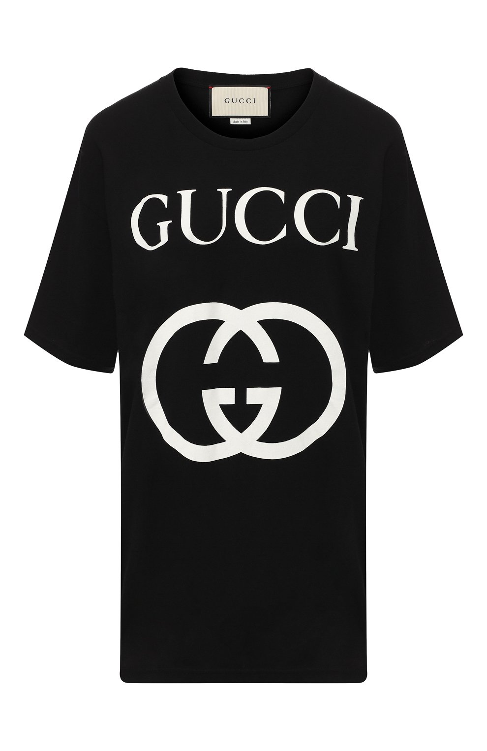 Хлопковая футболка с логотипом бренда GUCCI, арт. 539081/X3Q35, фото 1