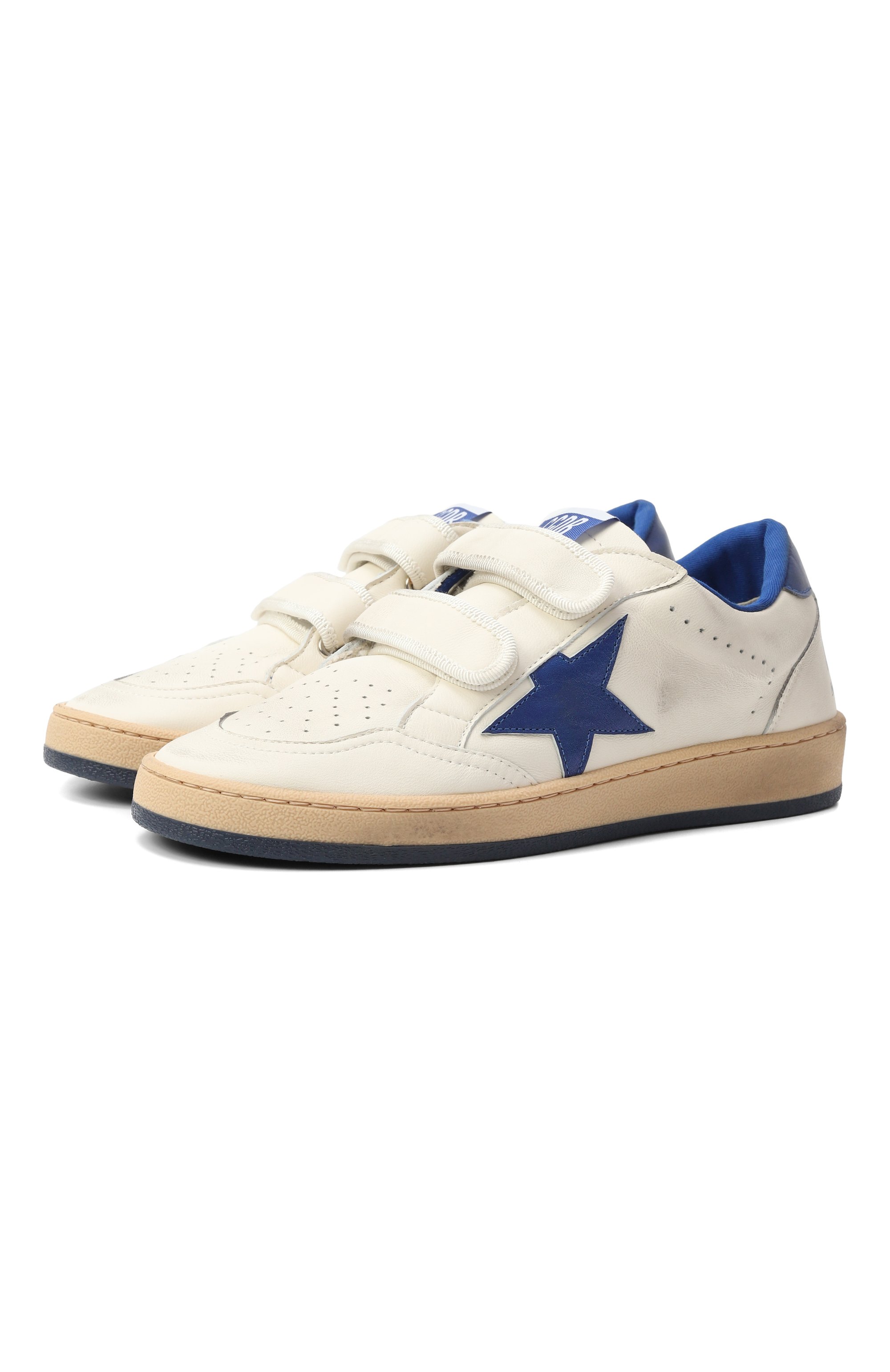 Кожаные кеды ball star GOLDEN GOOSE DELUXE BRAND, арт. GTF00501.F004246, фото 1