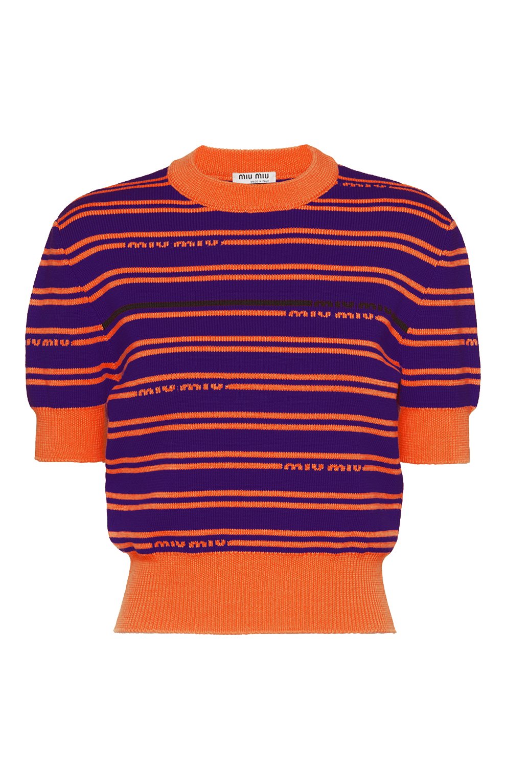 Шерстяной пуловер MIU MIU, арт. MML324-NOC-F0030, фото 1