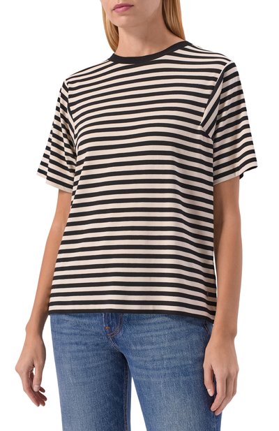 Футболка из вискозы BOGNER черного цвета по цене 17900 руб., арт. 56777886, фото 3 Футболка из вискозы BOGNER, арт. 56777886, фото 3