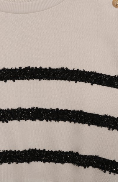 Хлопковый свитшот BALMAIN, арт. BX4A20, фото 3