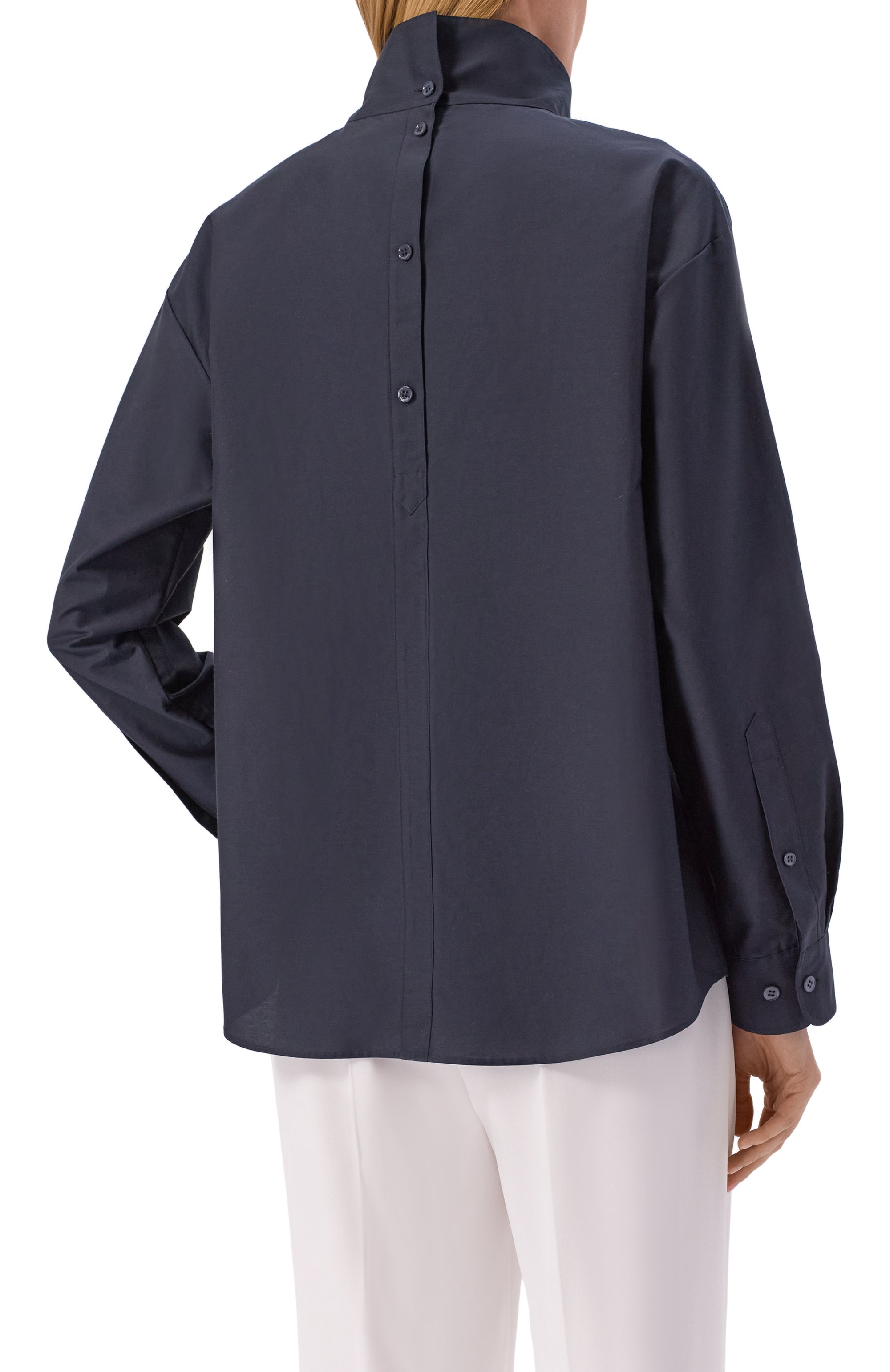 Рубашка из хлопка и шелка 12 STOREEZ, арт. 136849, фото 4