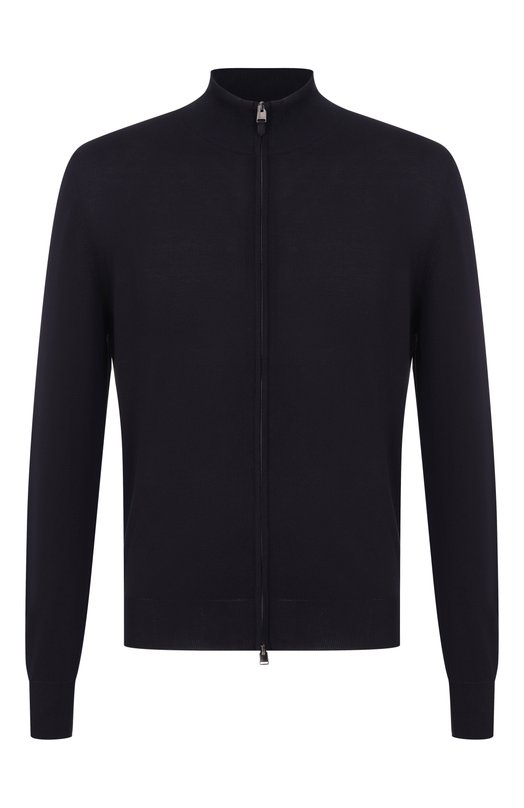 Хлопковый кардиган Canali C0022/MK02459 Чёрный C0022/MK02459