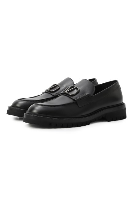 Мужские кожаные лоферы VALENTINO, арт. 6Y2S0G20/PEW