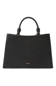 Женская сумка furla nuvola FURLA черного цвета, арт. WB01336/BX2045 | Фото 6 (Материал сплава: Проставлено; Драгоценные камни: Проставлено; Размер: medium; Ремень/цепочка: На ремешке; Материал: Натуральная кожа)