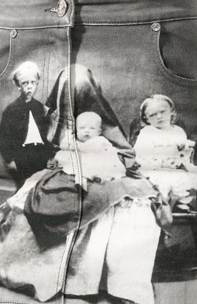 Джинсовая юбка BURBERRY, арт. 8016963, фото 5