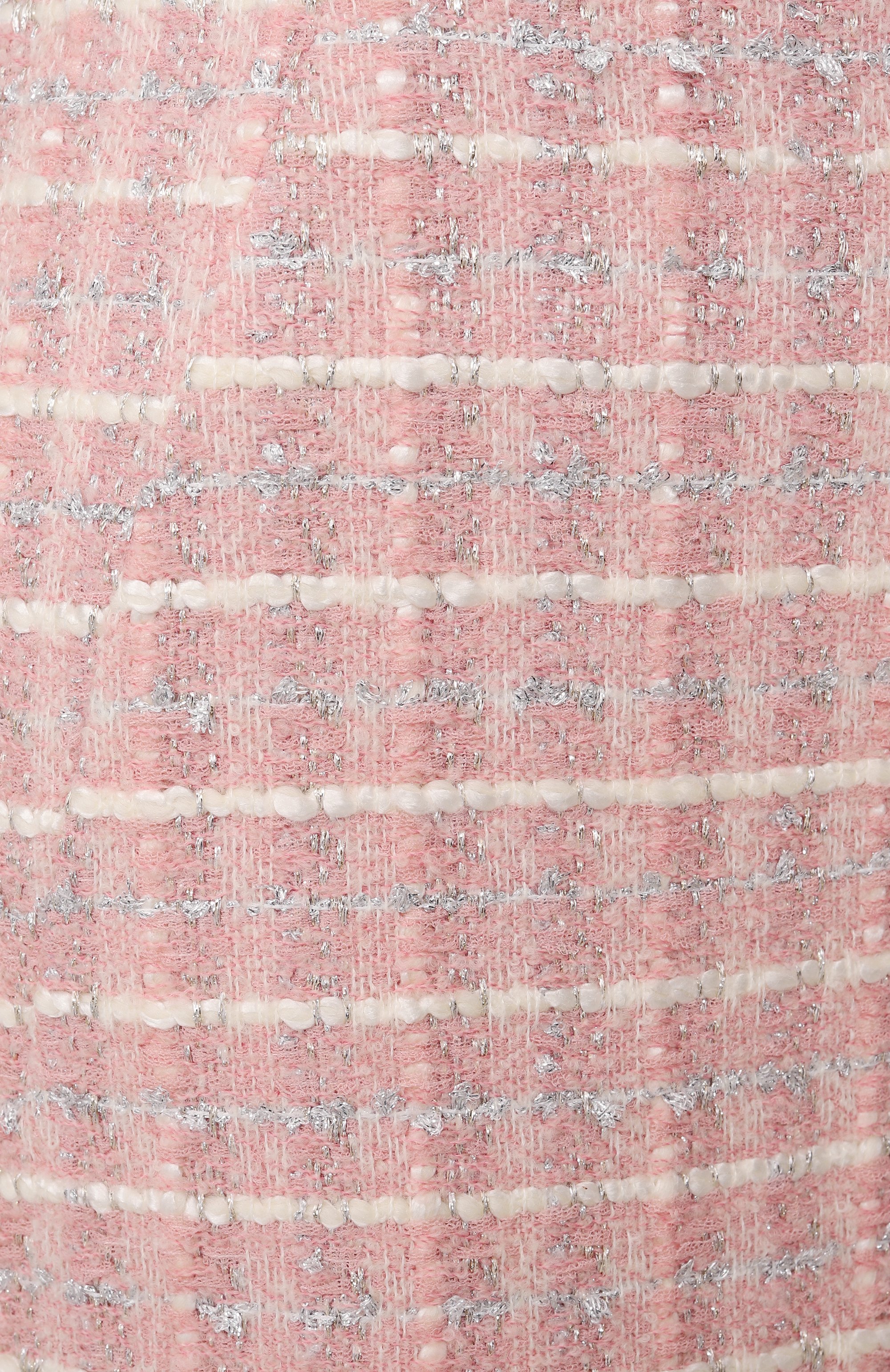 Твидовая юбка MVST розового цвета по цене 149000 руб., арт. 25E/X2P/0/C041/3056, фото 6 Твидовая юбка MVST, арт. 25E/X2P/0/C041/3056, фото 6