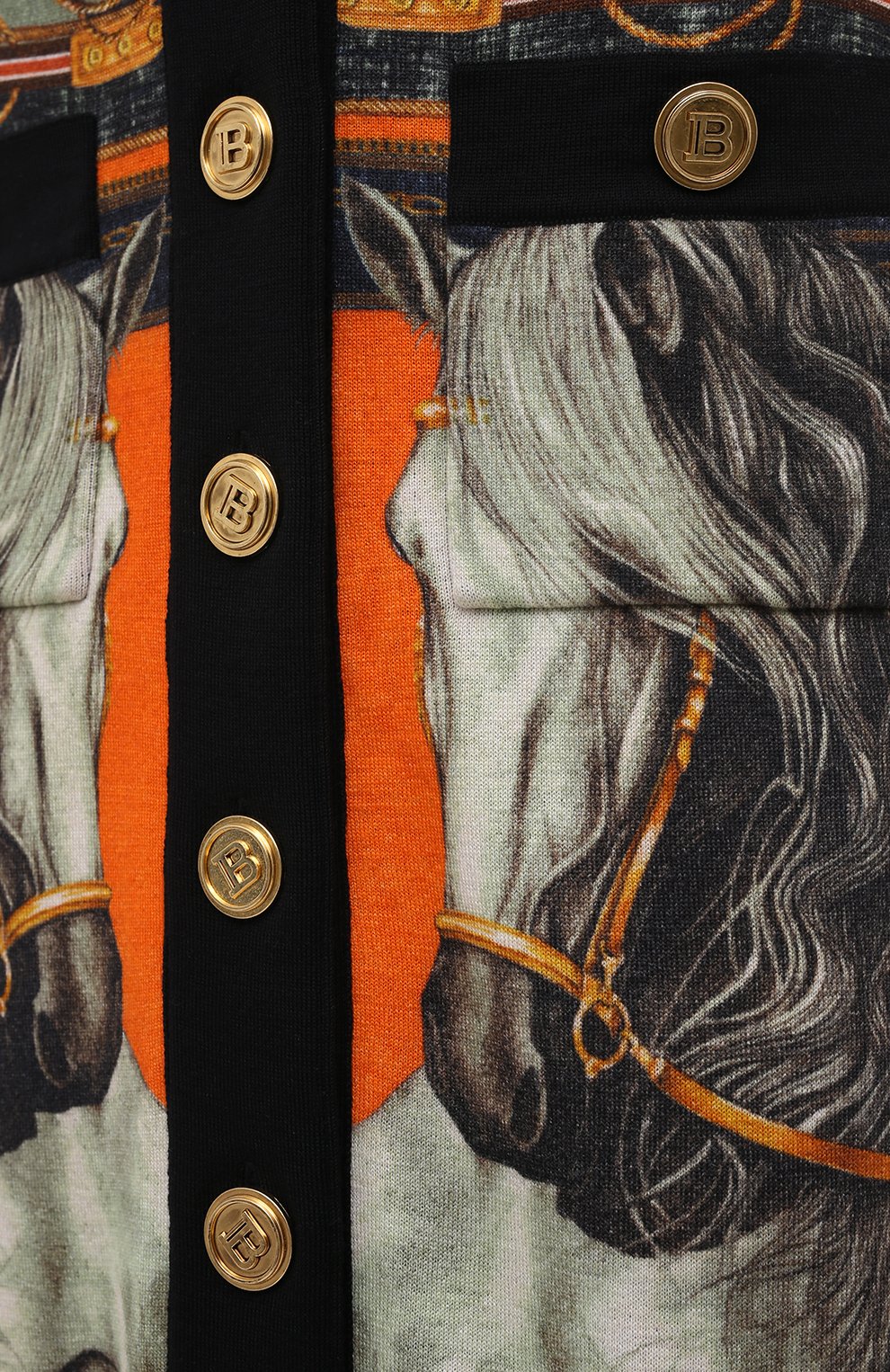 Шерстяная юбка BALMAIN, арт. UF04485/K184, фото 5