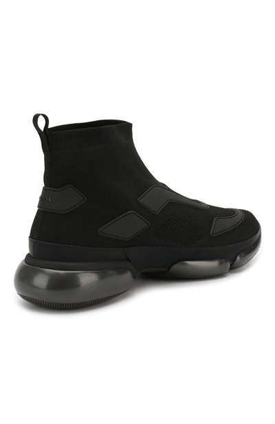 Высокие текстильные кроссовки PRADA, арт. 2TG133-1OUF-F0806, фото 4