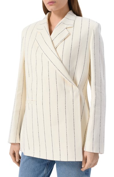 Жакет изо льна и вискозы BOSS, арт. 50537458, фото 3