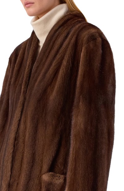 Шуба из норки GIULIA GURMAN, арт. 2303DB, фото 5