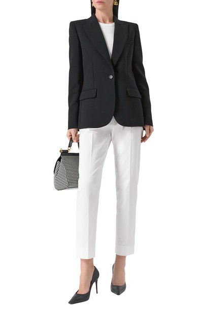 Пуловер из вискозы и хлопка DOLCE & GABBANA, арт. FXM26T/JFMEB, фото 2