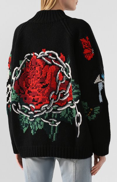 Шерстяной свитер VALENTINO, арт. SB0KC08I50Q, фото 4
