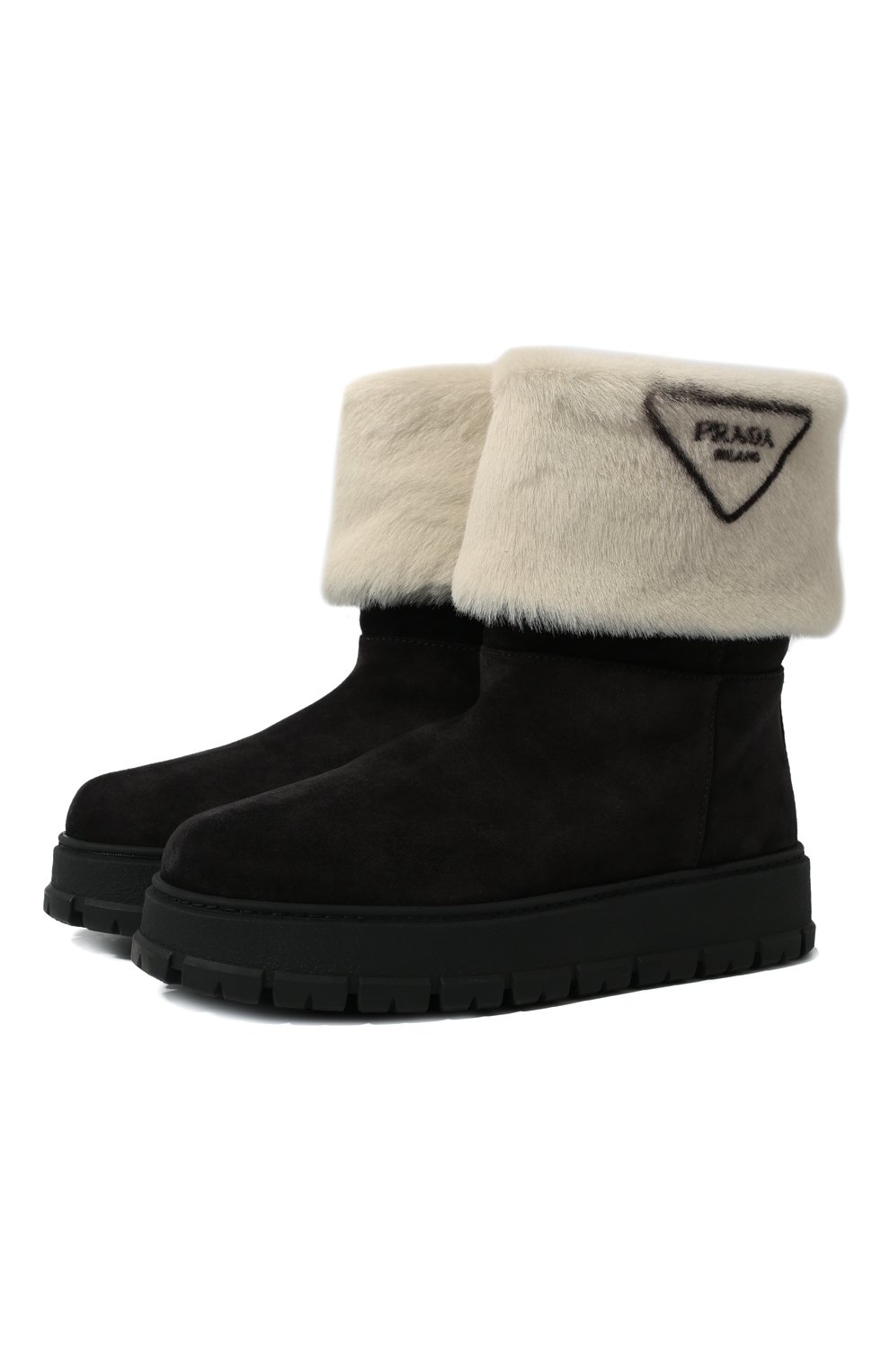 Замшевые сапоги PRADA, арт. 1T502M-JFT-F0889-ZF45, фото 1