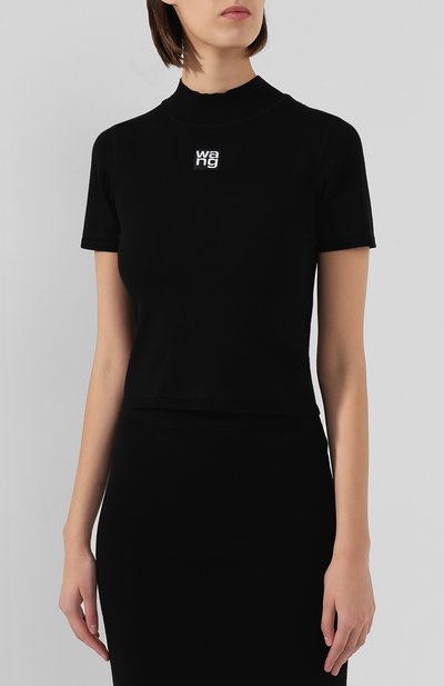 Топ ALEXANDERWANG.T черного цвета по цене 31150 руб., арт. 4KC2191008, фото 3 Топ ALEXANDERWANG.T, арт. 4KC2191008, фото 3