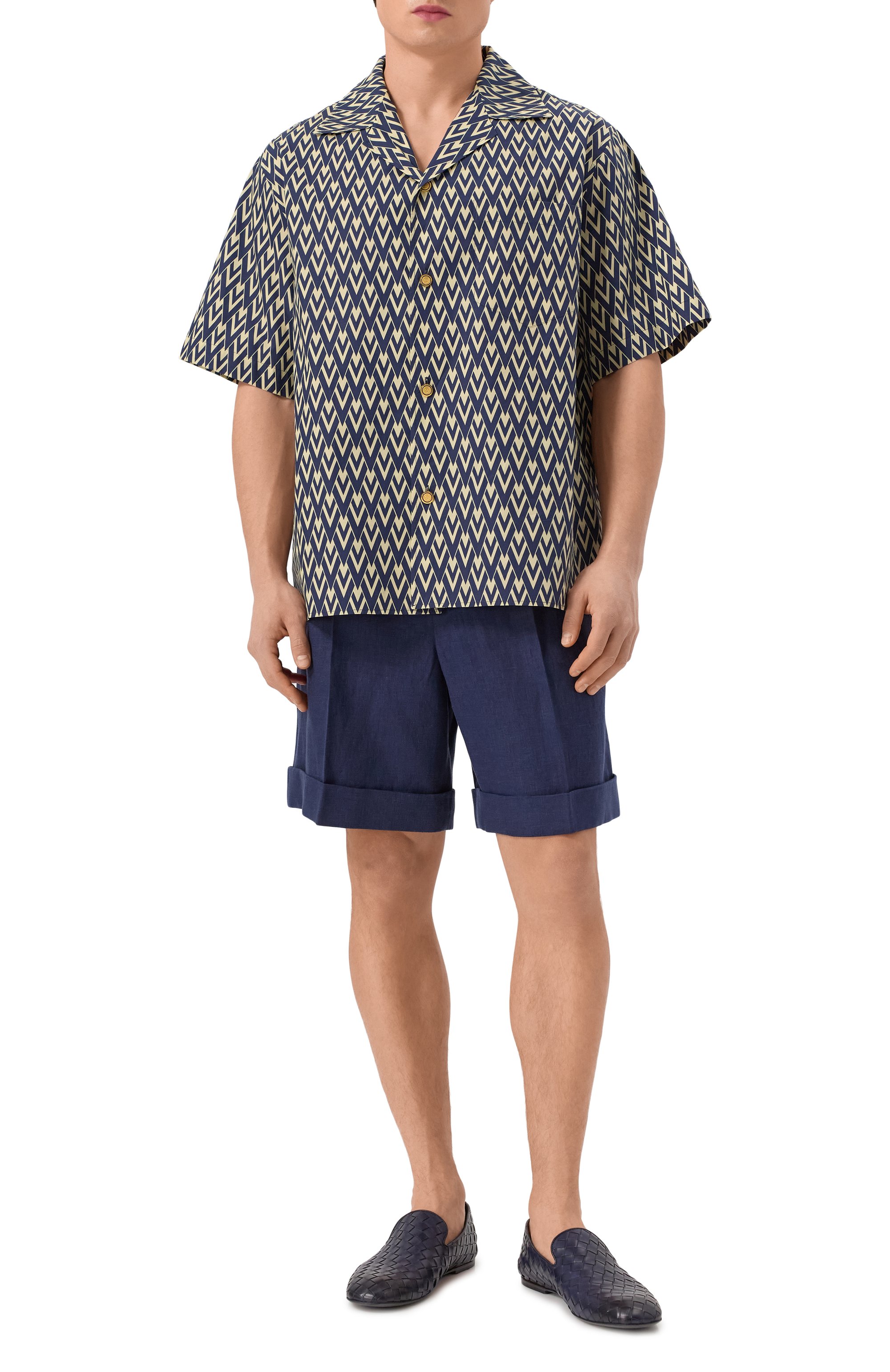 Хлопковая рубашка VALENTINO, арт. 6V3AA111AS0, фото 2