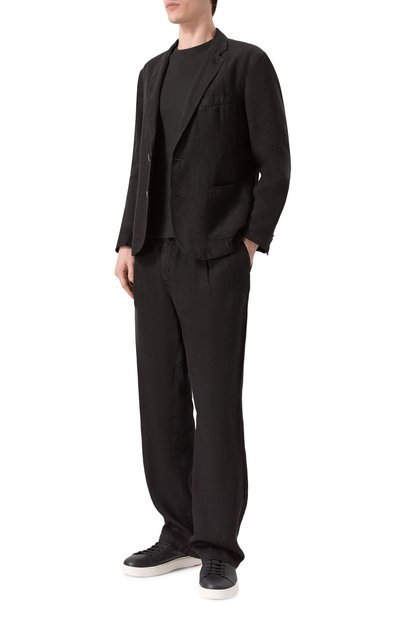 Льняные брюки 120% LINO, арт. 33ALIM29PV/D943/000, фото 2