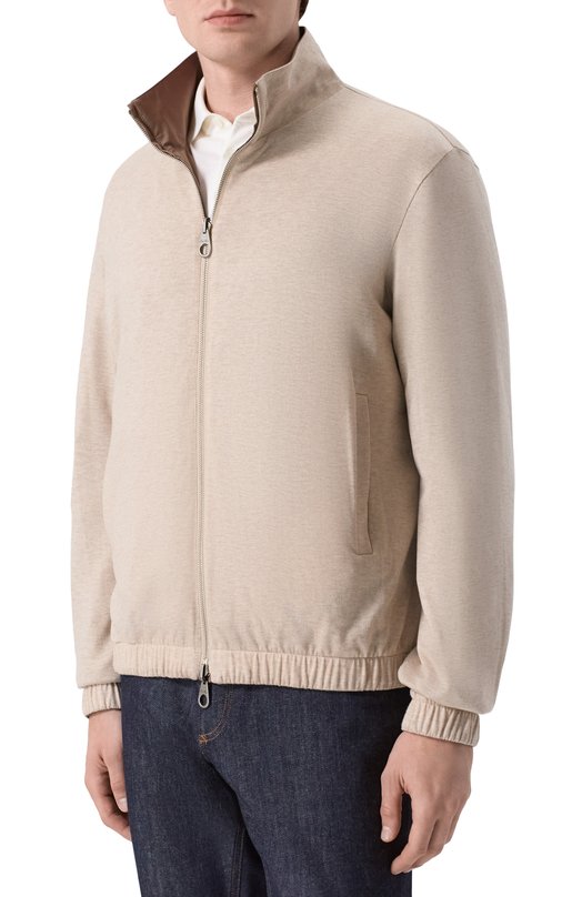 Двусторонний бомбер Loro Piana FAP9753 Коричневый  FAP9753 Фото 6