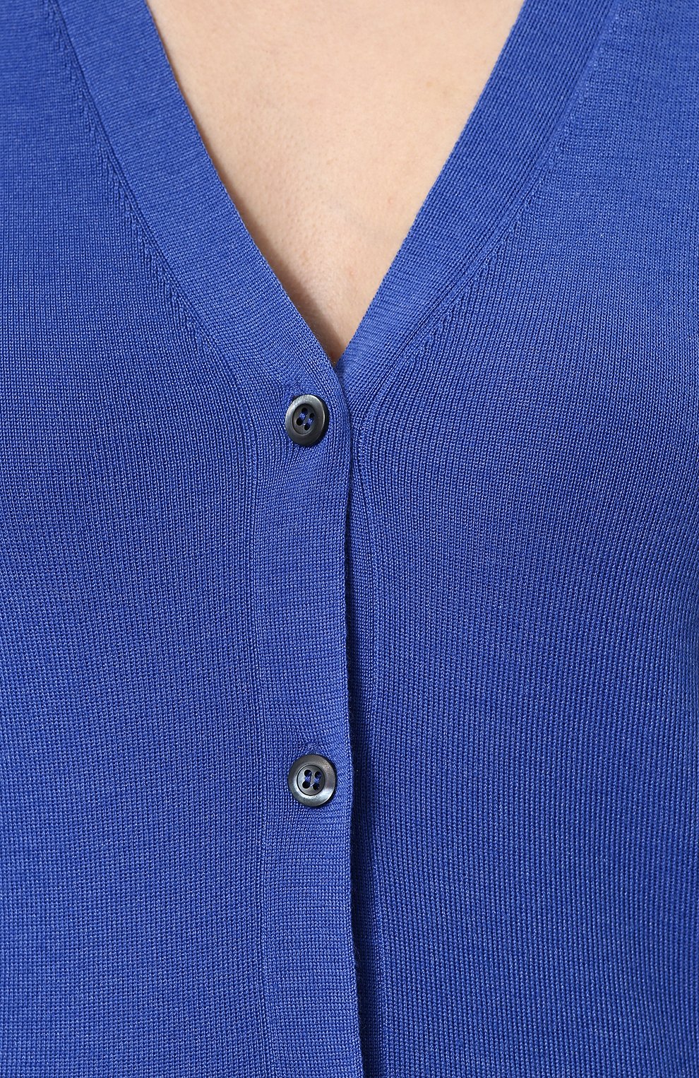 Однотонный кардиган на пуговицах с v-образным вырезом PRADA, арт. 25437-40J-F0013, фото 5