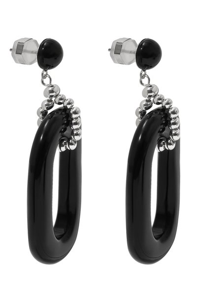 Серьги VIEN черного цвета по цене 21900 руб., арт. 2424-192, фото 3 Серьги VIEN, арт. 2424-192, фото 3