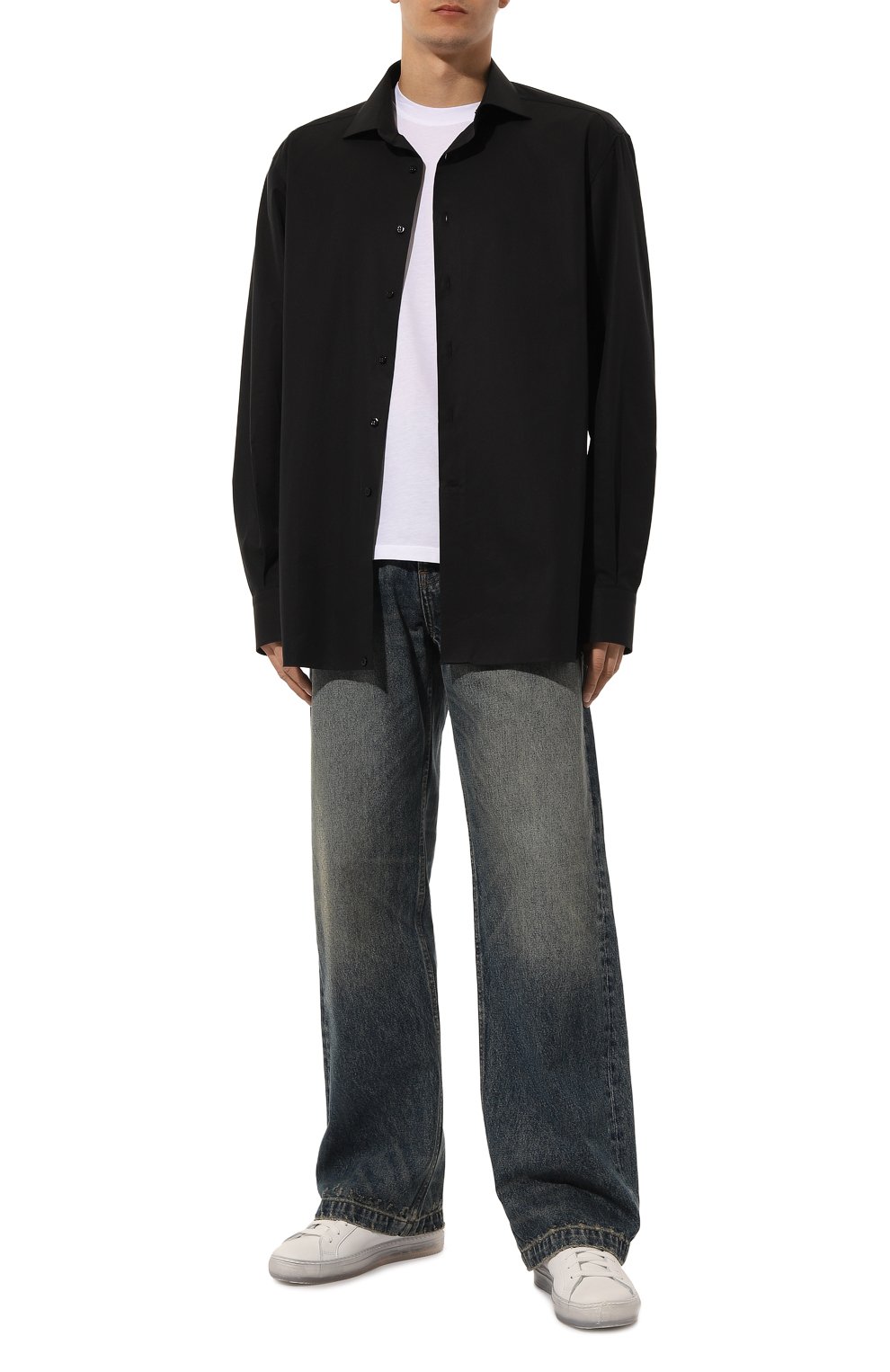 Хлопковая футболка BALMAIN, арт. DH1EF000/BB04, фото 2