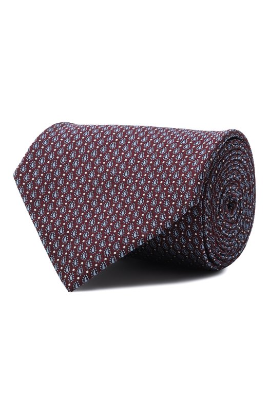 Шелковый галстук Brioni O62H00-PC451 Бордовый O62H00-PC451