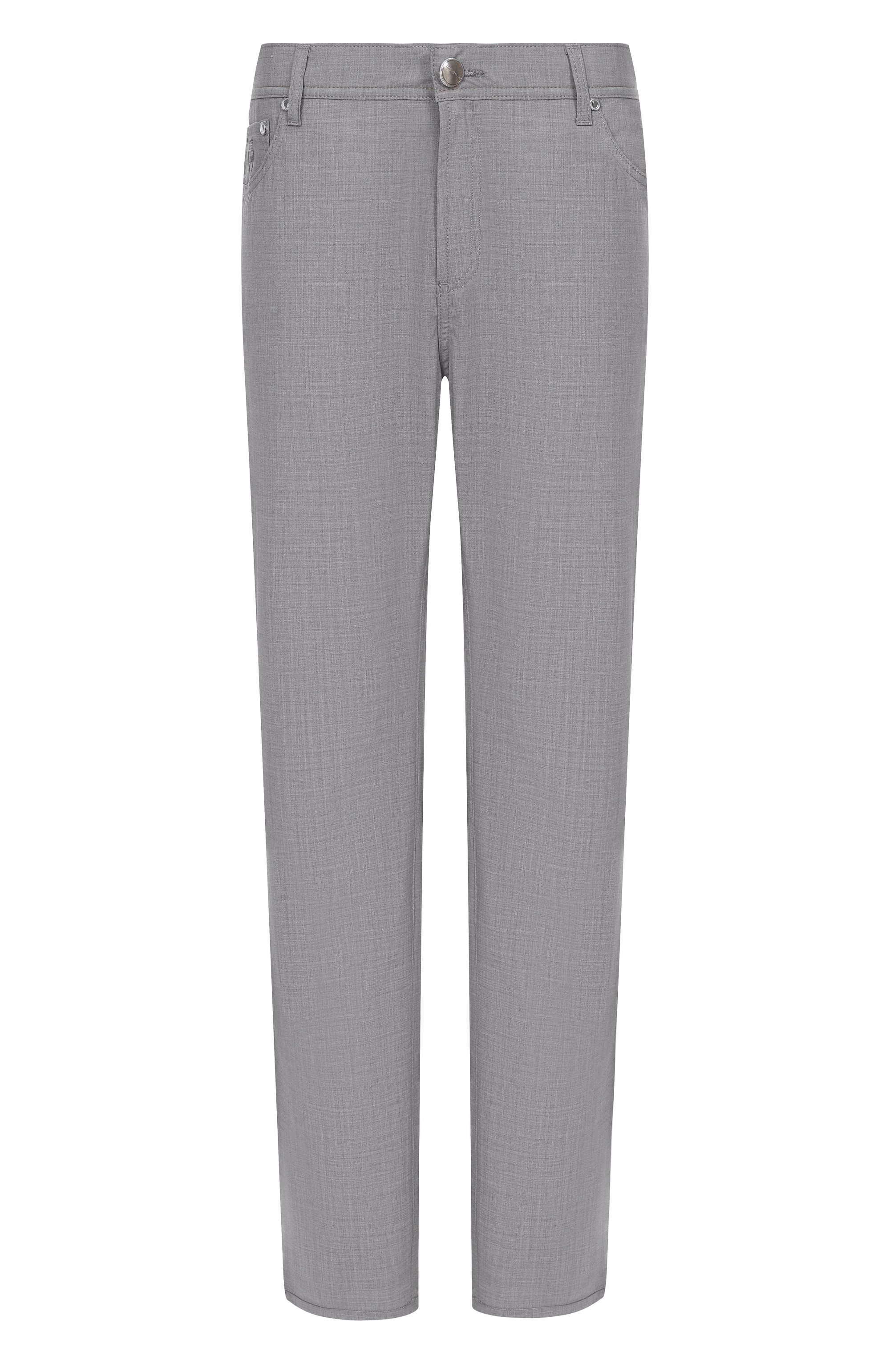 Шерстяные брюки RICHARD J. BROWN серого цвета по цене 77200 руб., арт. R0MA RZ/T83, фото 1 Шерстяные брюки RICHARD J. BROWN, арт. R0MA RZ/T83, фото 1