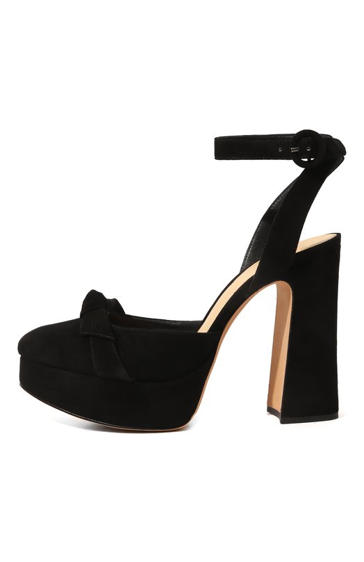 Замшевые туфли Alexandre Birman Чёрный, фото 4