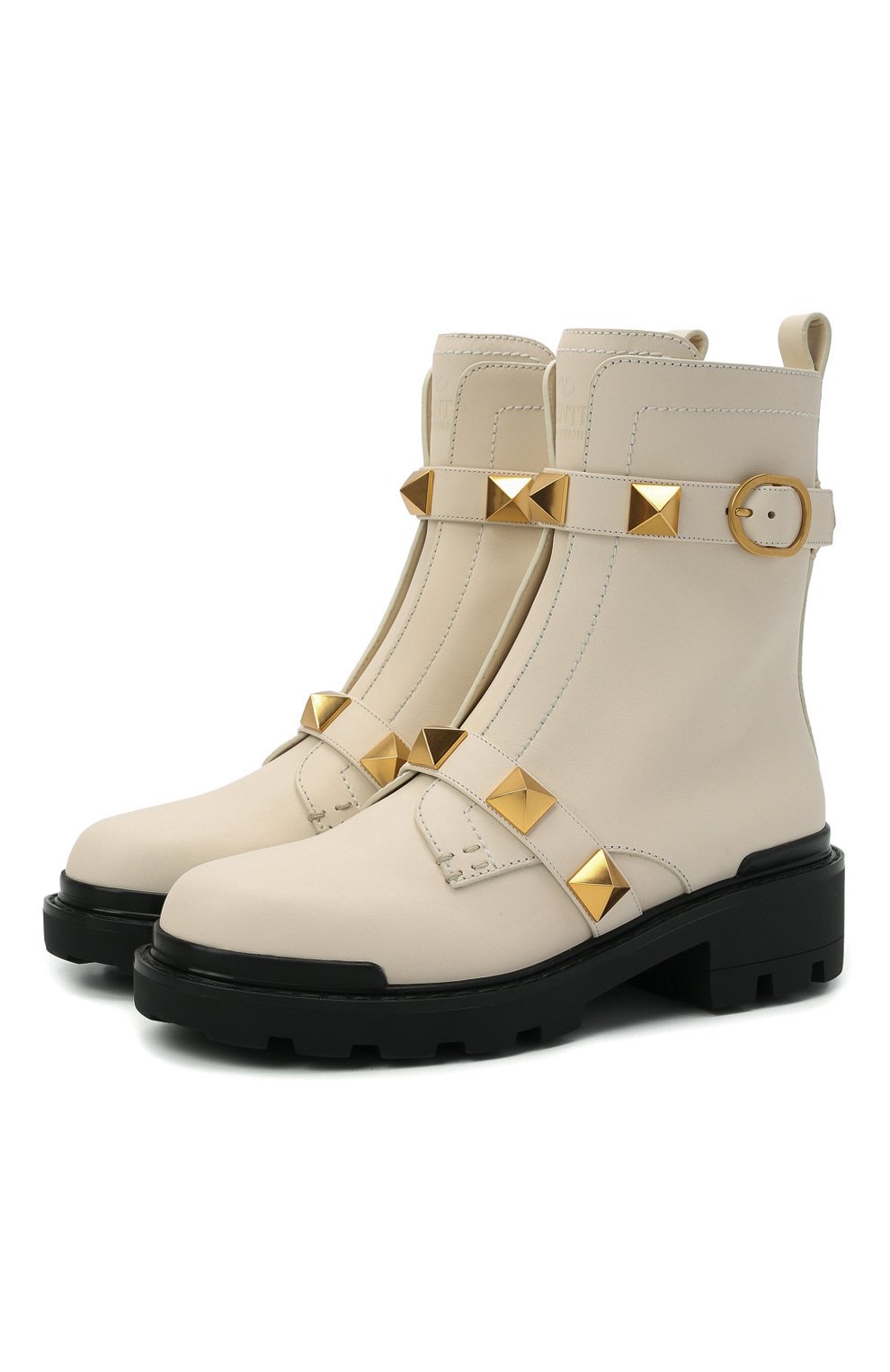 Кожаные ботинки roman stud VALENTINO, арт. WW2S0CJ3/NKD,  фото 1