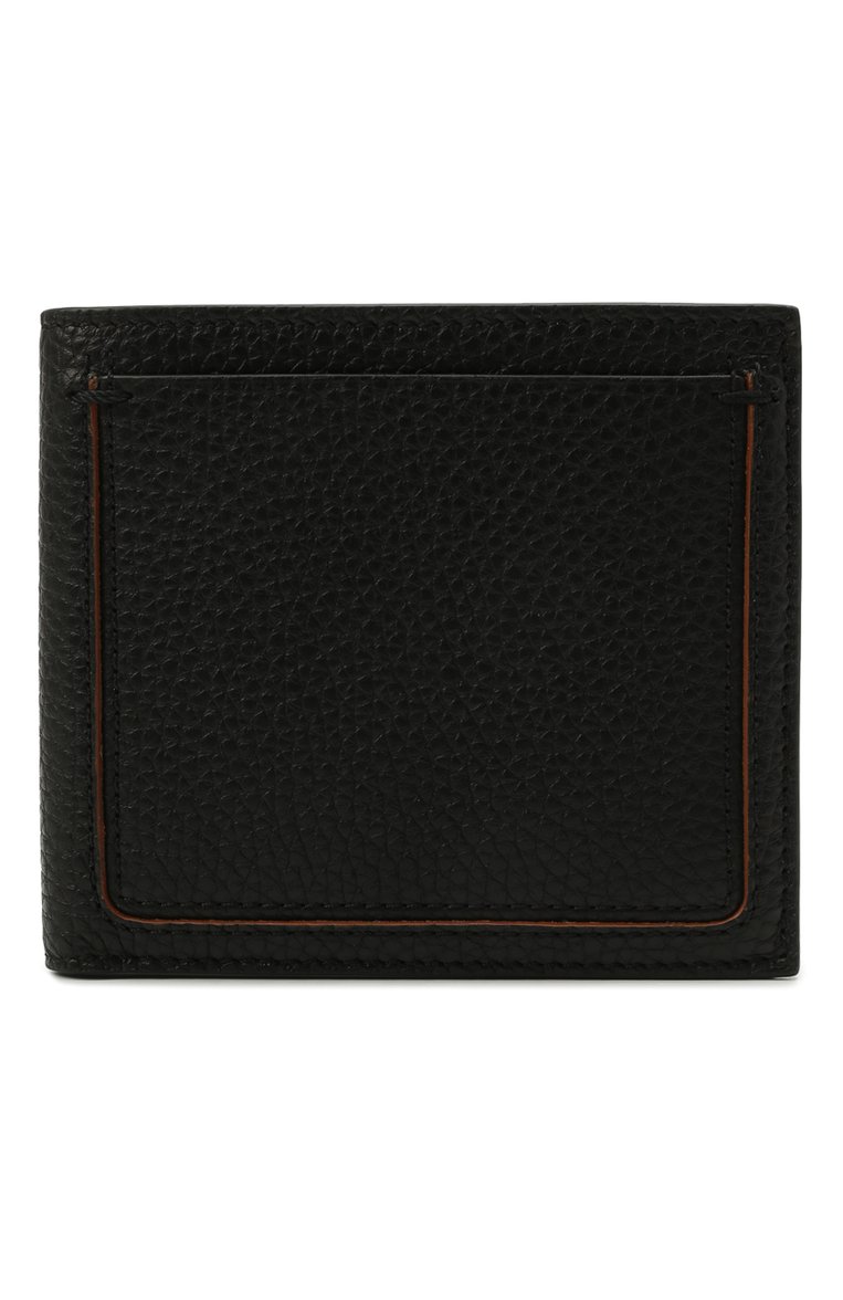 Мужской кожаное портмоне ZEGNA черного цвета, арт. E1155W-LHDAI | Фото 1 (Материал: Натуральная кожа; Нос: Не проставлено)
