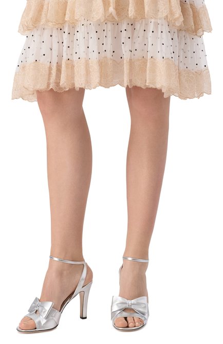 Женские кожаные босоножки bowow 95 VALENTINO, арт. 7W2S0MA6/KDR