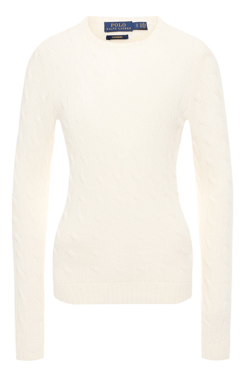 Кашемировый пуловер POLO RALPH LAUREN молочного цвета по цене 52700 руб., арт. 211525818, фото 1 Кашемировый пуловер POLO RALPH LAUREN, арт. 211525818, фото 1