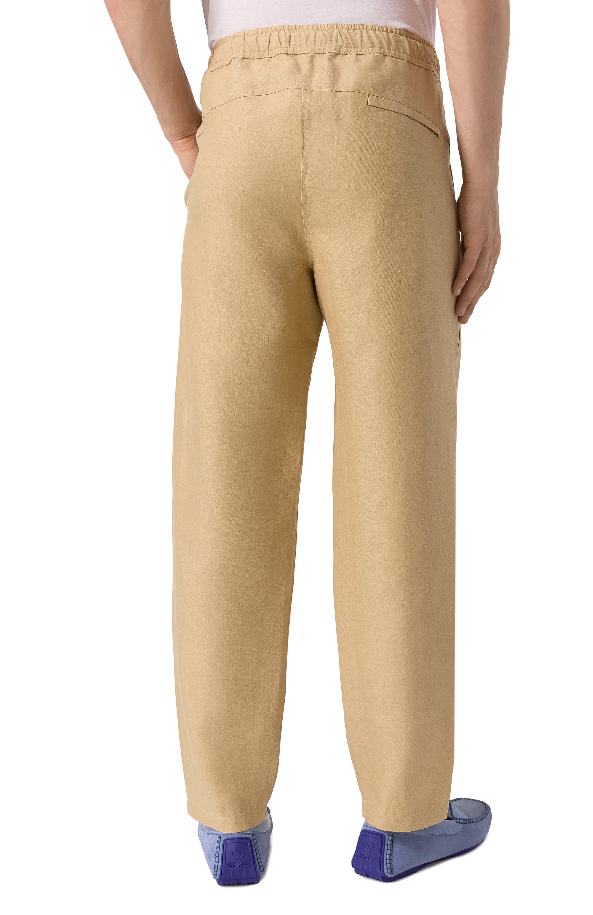 Льняные брюки DEREK ROSE, арт. 9800-SYDN001, фото 4