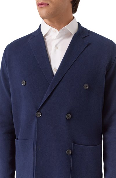 Хлопковый пиджак CORNELIANI, арт. 25M594-2525155, фото 5