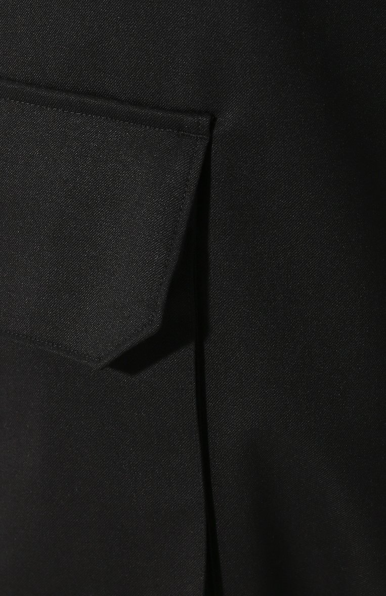 Женские брюки Y-3 черного цвета, арт. FN3443/W | Фото 5 (Силуэт Ж (брюки и джинсы): Широкие; Материал внешний: Шерсть, Синтетический материал; Женское Кросс-КТ: Брюки-одежда; Материал сплава: Проставлено; Драгоценные камни: Проставлено; Длина (брюки, джинсы): Укороченные; Статус проверки: Проверена категория)