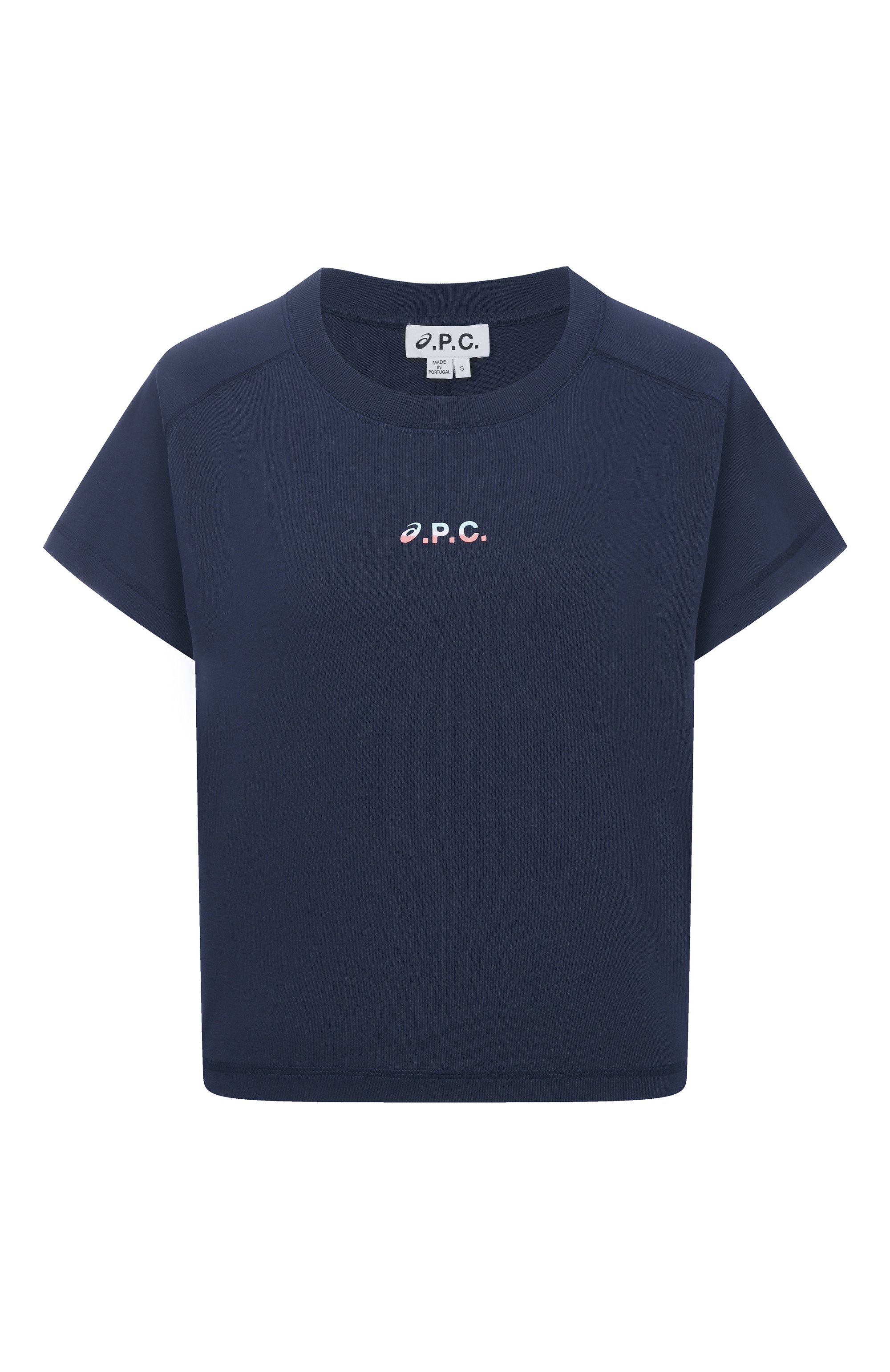 Хлопковая футболка a.p.c. x asics A.P.C., арт. C0EAV-F26454, фото 1