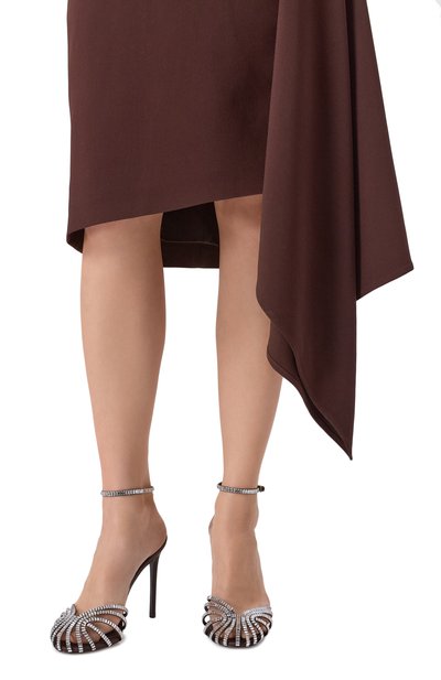 Атласные босоножки penelope 110 ALEVI MILANO, арт. L26SC015.U.0222X09/SATIN, фото 2