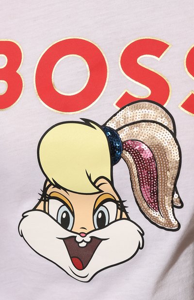 Хлопковая футболка looney tunes x boss BOSS, арт. 50484941, фото 5