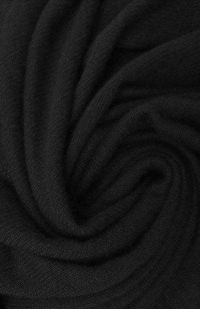 Кашемировый шарф ALLUDE черного цвета по цене 24550 руб., арт. 255/11220, фото 3 Кашемировый шарф ALLUDE, арт. 255/11220, фото 3