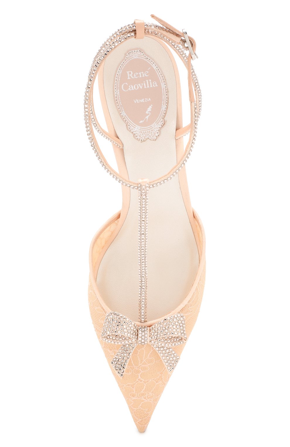 Текстильные туфли  RENE CAOVILLA, арт. C10411-050-RP01X363, фото 5