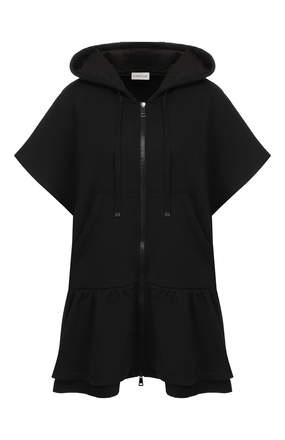 Хлопковая толстовка MONCLER черного цвета по цене 75450 руб., арт. E2-093-84624-50-V8036, фото 1 Хлопковая толстовка MONCLER, арт. E2-093-84624-50-V8036, фото 1