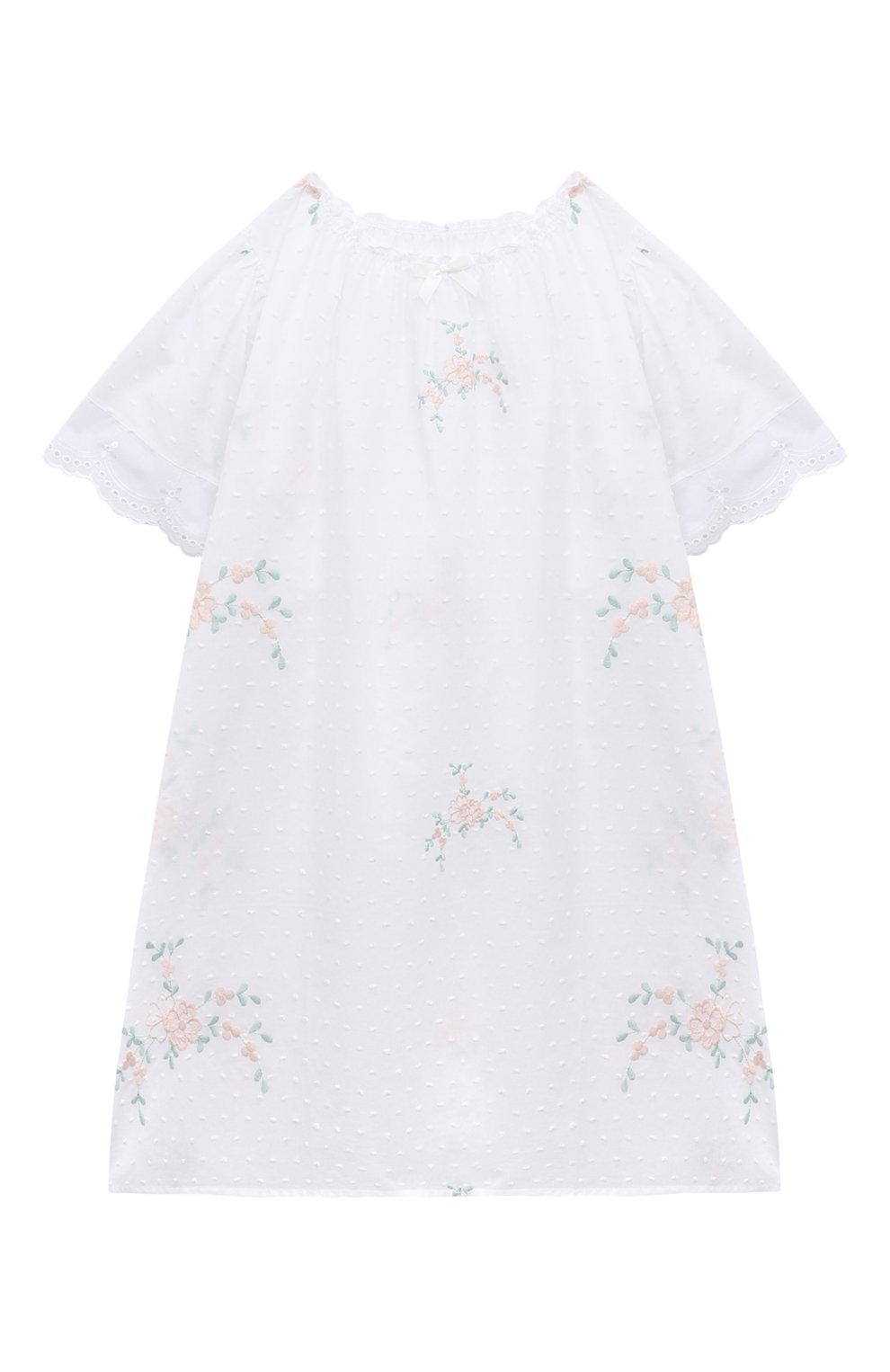 Хлопковая сорочка AMIKI CHILDREN, арт. VANESSA/WHITE FL0WERS, фото 1