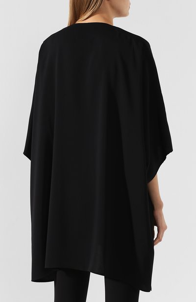 Хлопковая футболка YOHJI YAMAMOTO черного цвета по цене 29950 руб., арт. YZ-T40-830, фото 4 Хлопковая футболка YOHJI YAMAMOTO, арт. YZ-T40-830, фото 4