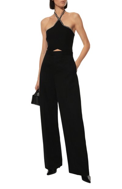 Топ MSGM черного цвета по цене 39950 руб., арт. 3342MDT105 227612, фото 2 Топ MSGM, арт. 3342MDT105 227612, фото 2