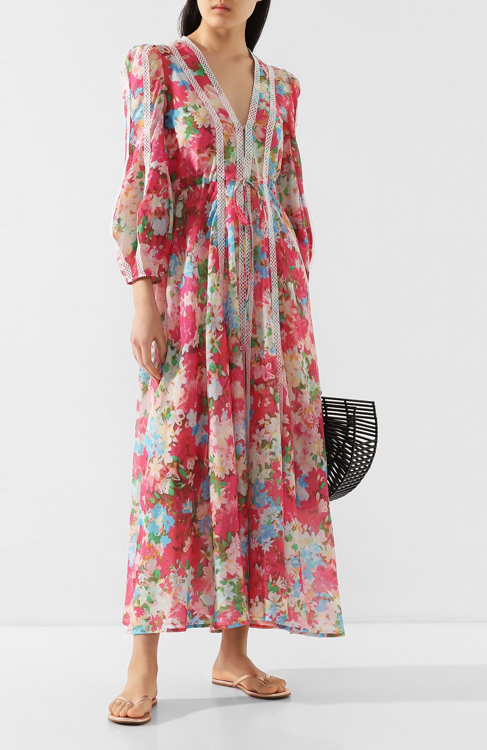 Платье из смеси хлопка и шелка A MERE CO, арт. AMC/SS2010A, фото 2