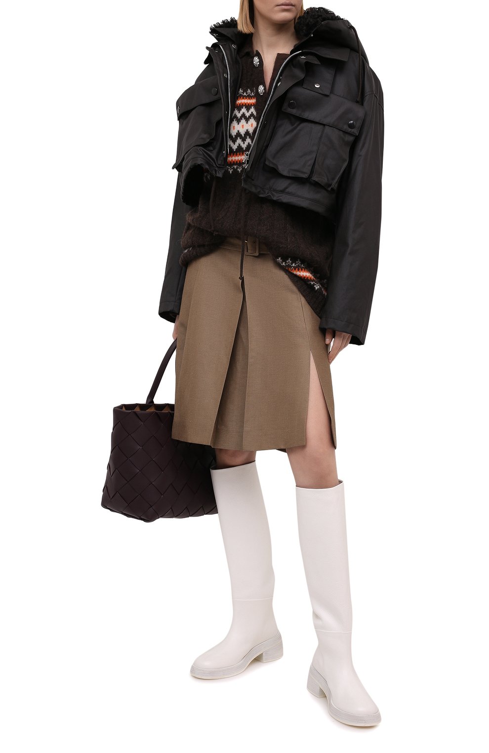 Юбка из шерсти и льна LANVIN, арт. RW-ST411U-4797-P21, фото 2